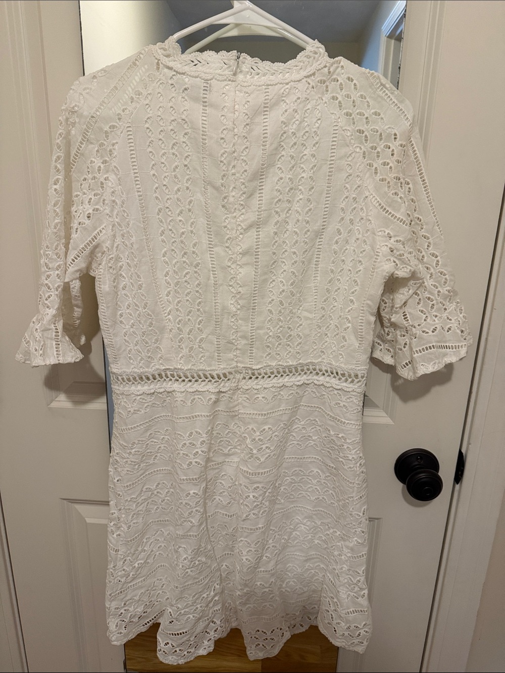Simplee Apparel Cream Lace Mini Dress - Picture 4 of 5